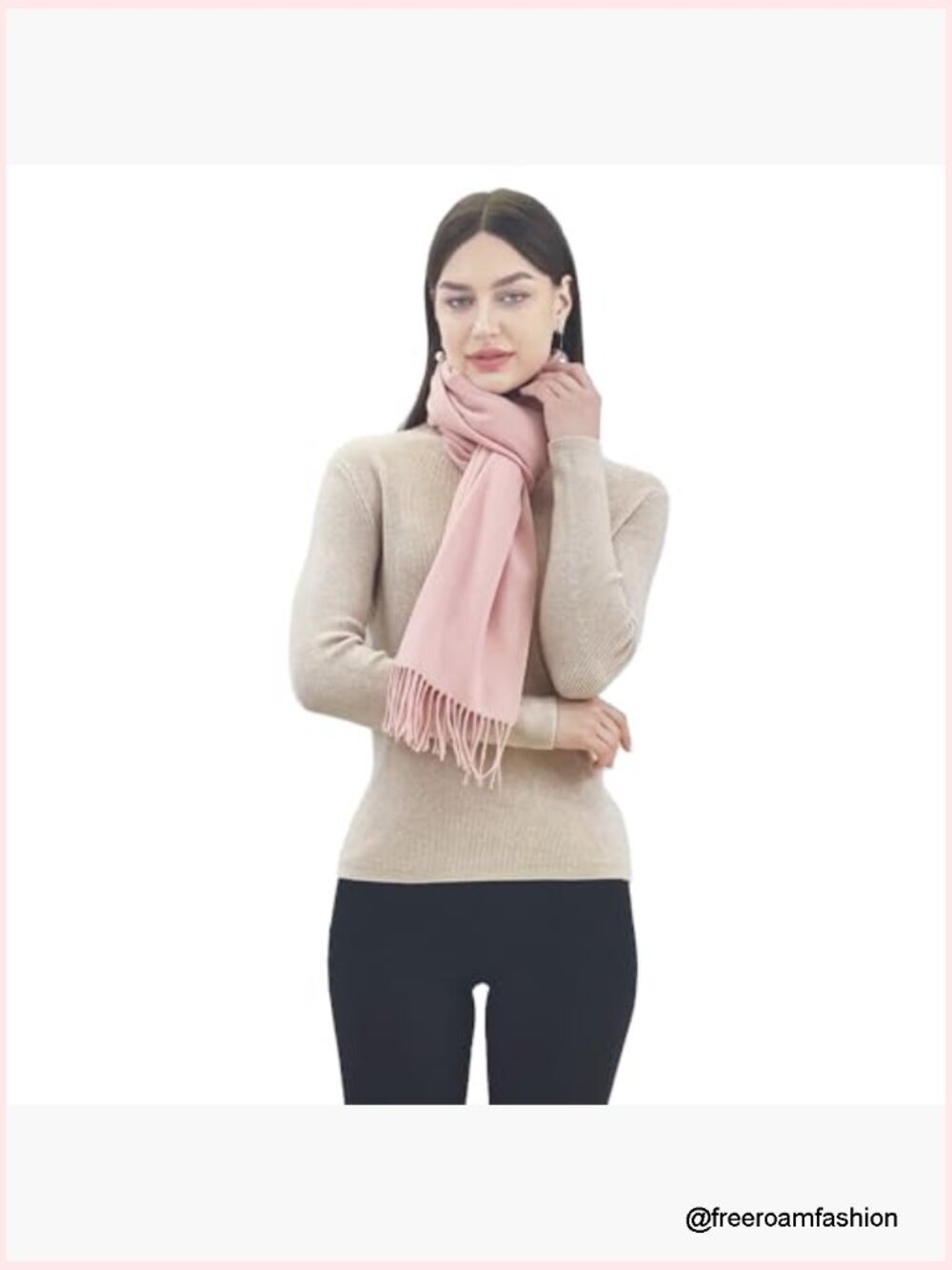 Large Cashmere Wrap Shawl Scarf Oversized Pashmina Blanket Women - Picture 2 of 6